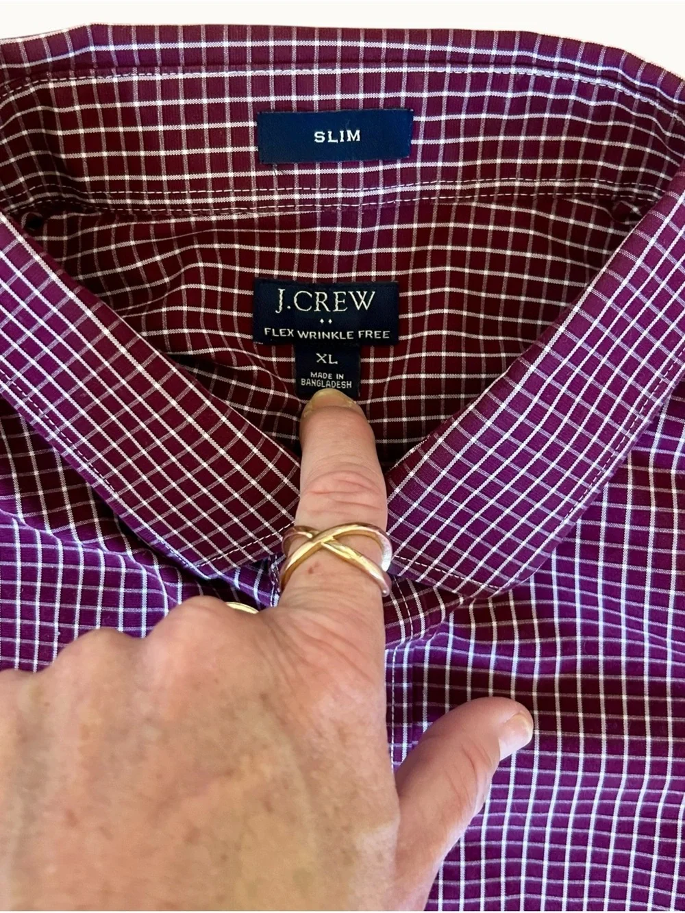 Men’s J.Crew Slim Fit L/S Button Down•XL